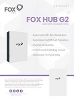 US-FOX-HUB-G2-Datasheet-V1.8 US-FOX-HUB-G2-Datasheet-V1.8